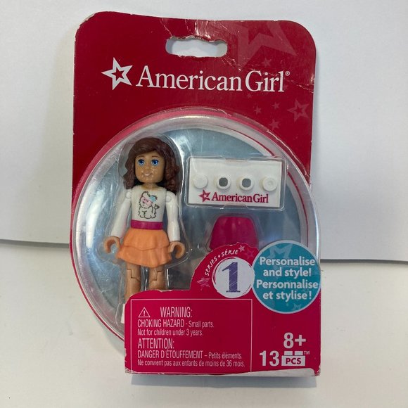 New Mega Bloks American Girl Mini Figure #6 Series 1 Collectible Building Toy - Picture 1 of 8